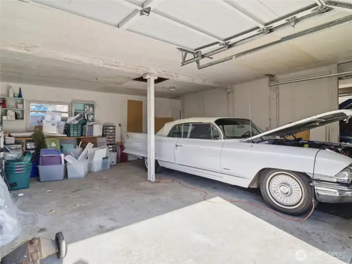 Views inside garage
