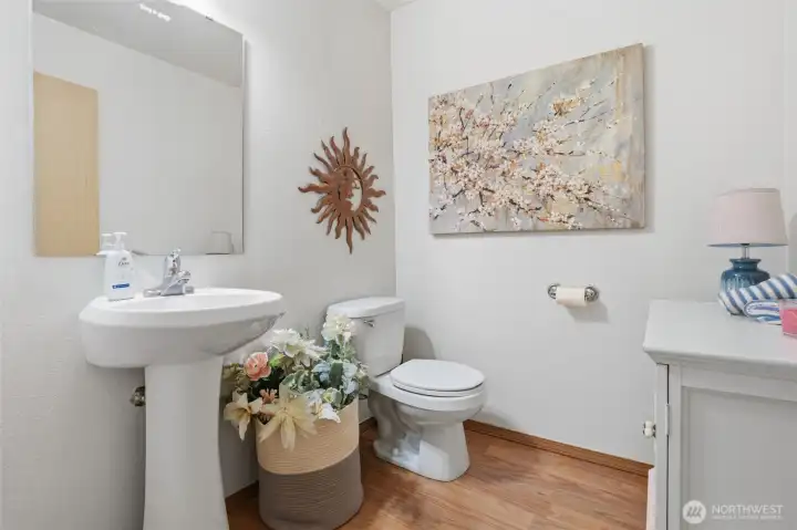 Main level 1/2 bath.