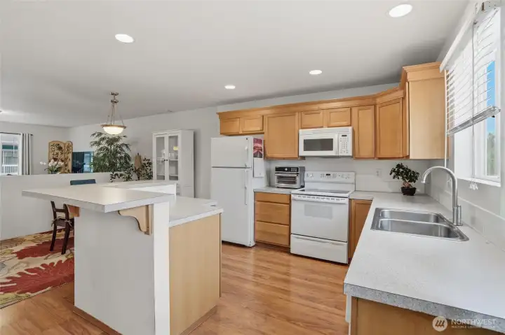 Generous sized kitchen