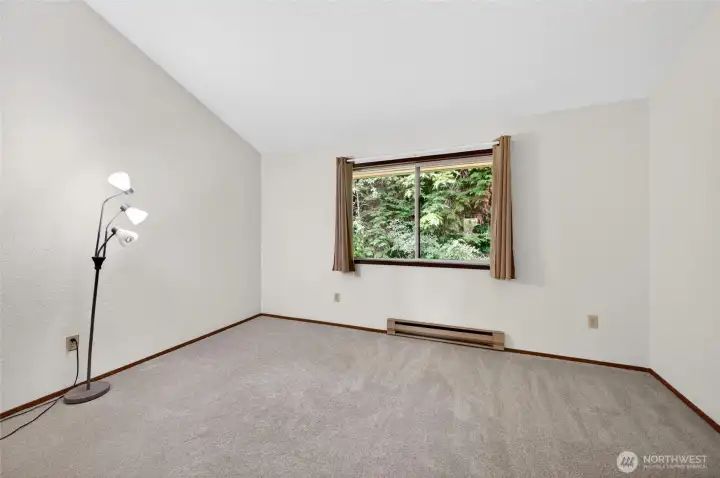 Secondary Bedroom    Versatile second bedroom perfect for guests, home office, nursery, workout room, or roommate living. Well-sized layout with great natural light and convenient access to the main bath makes this space highly functional for today’s lifestyle needs.