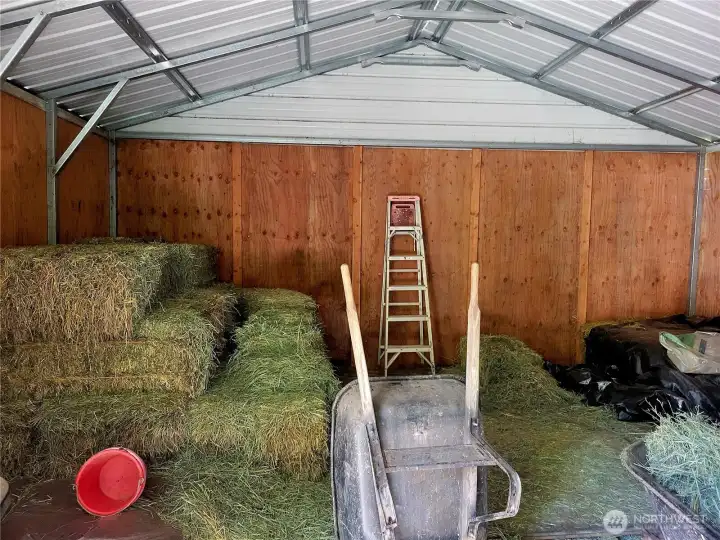 Inside Hay Barn Inside Hay Barn