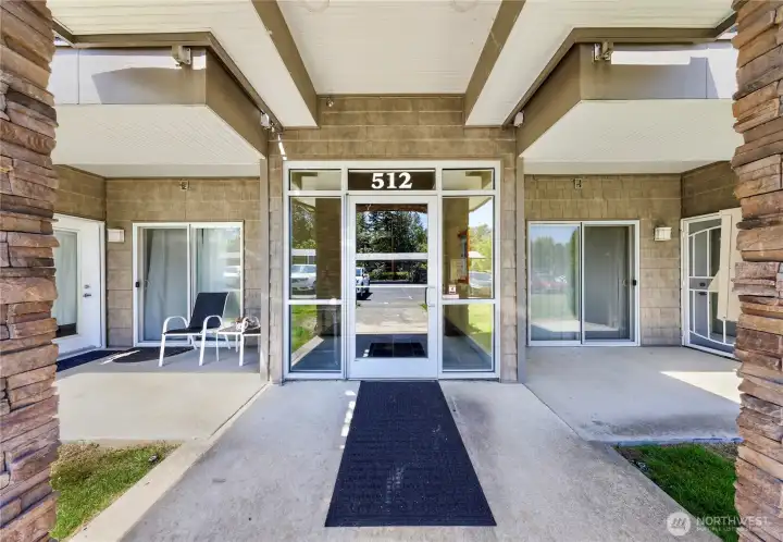 Main Entrance to the Building