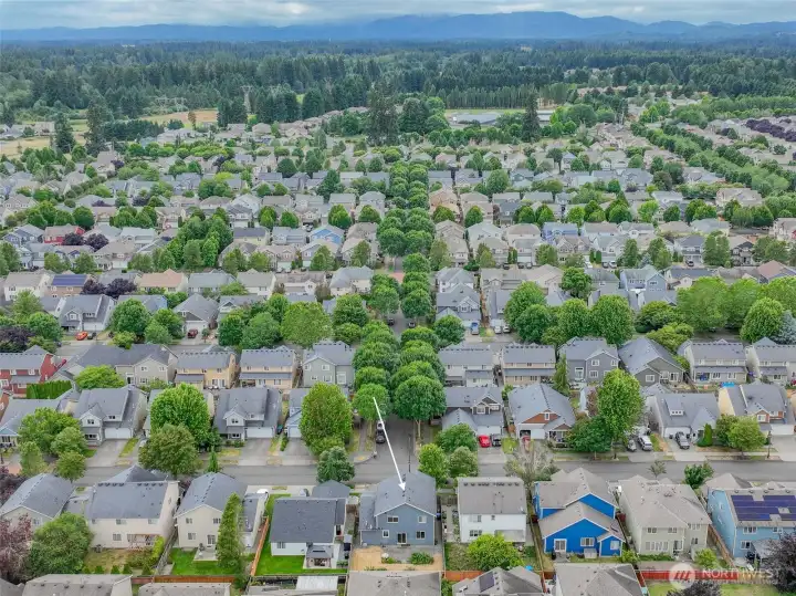 Large Welcoming neighborhood with soccer fields, playpark, basketball court, close to trails and shopping