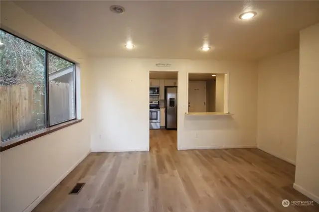 Dining room as you enter from living room