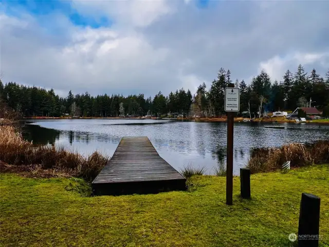 Fishing dock.