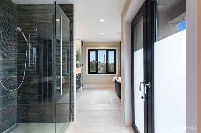 with large bathroom