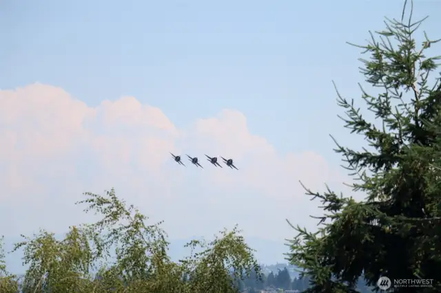 No better place to watch the Blue Angels during Seafair