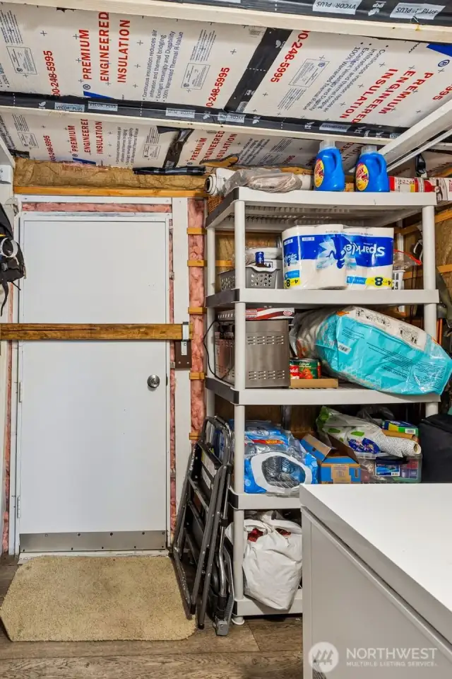 Utility room off of the 10x10 addition.