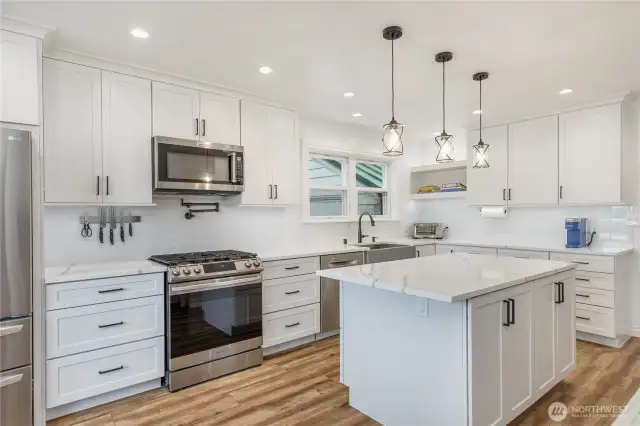 Another vantage point of the well appointed kitchen.