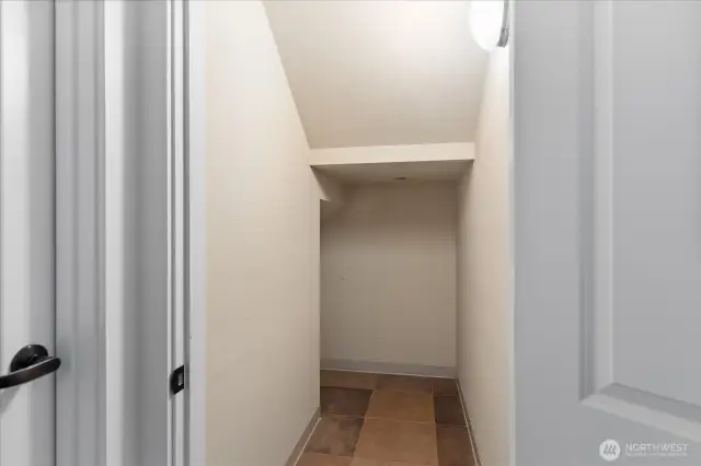 Extra storage outside the unit.