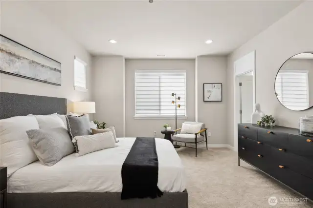 Penty of space in this primary bedroom!