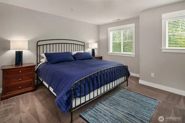 Front upper level guest bedroom