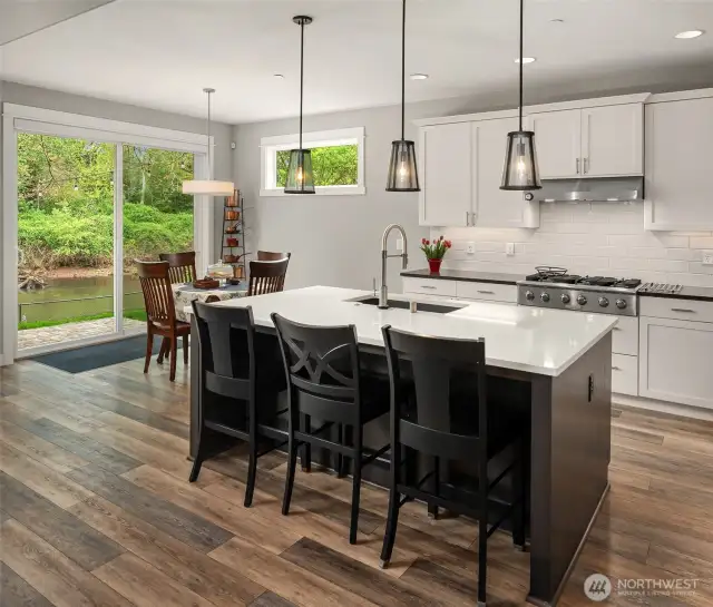 Gourmet kitchen is the heart of the home