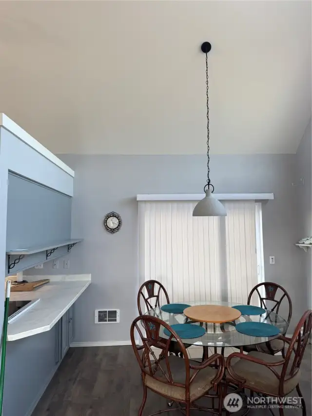 Dining afea off the kitchen