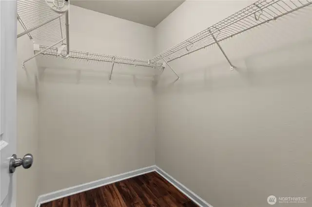 Primary En Suite Walk-In Closet.
