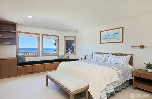 HUGE primary suite is located on the main level.