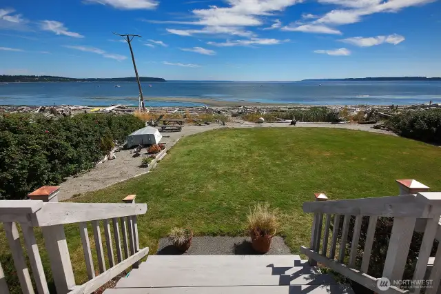 Step down to your 60 feet of frontage.
