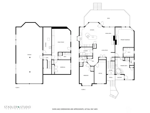 Look at all this room, this is no beach cabin. you have over 1,000 sq ft of garage space for all your toys and cars!