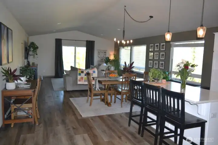 Dining and Living area.