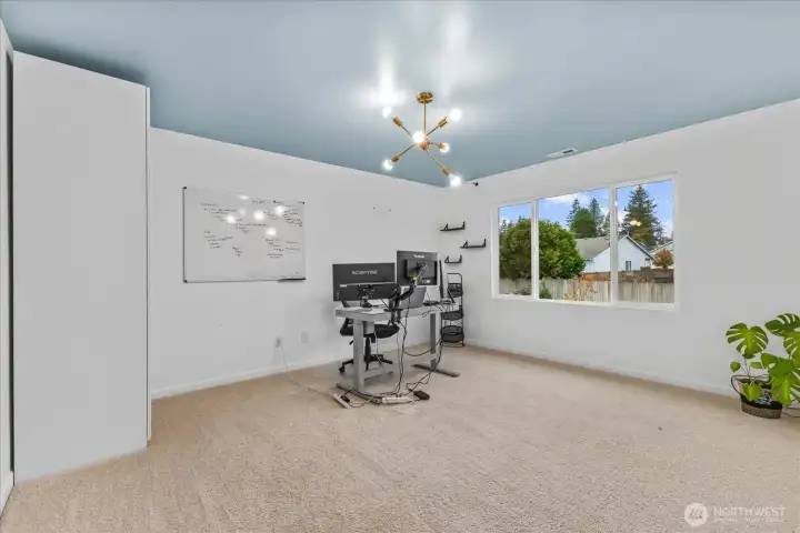 This is the HUGE bonus room upstairs