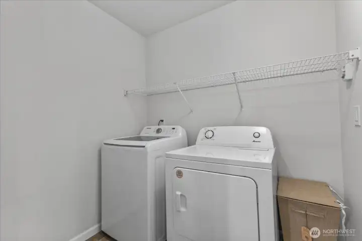 Upstairs Laundry room