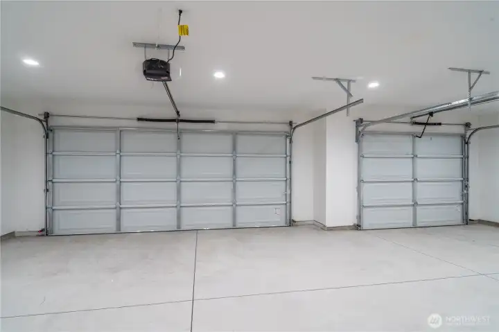 Three car garage