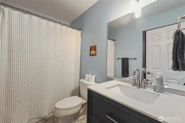 Main hall full bath in upper level ...