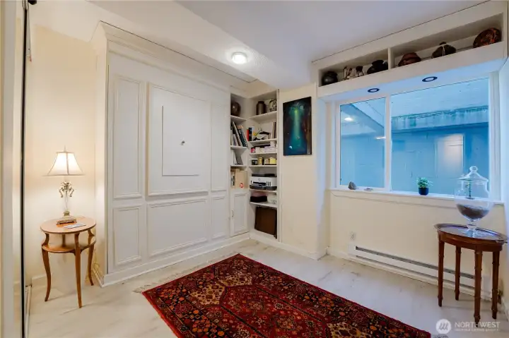 3rd bedroom with Murphy bed up