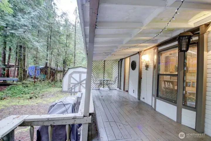 Enjoy your covered deck