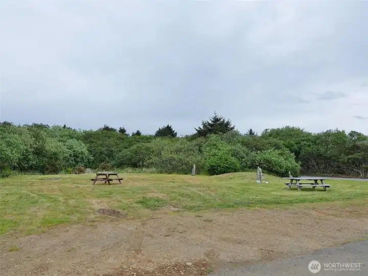 Cleared area in front for the residents to enjoy.