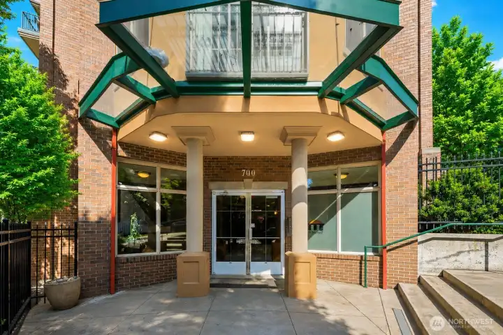 Front of building