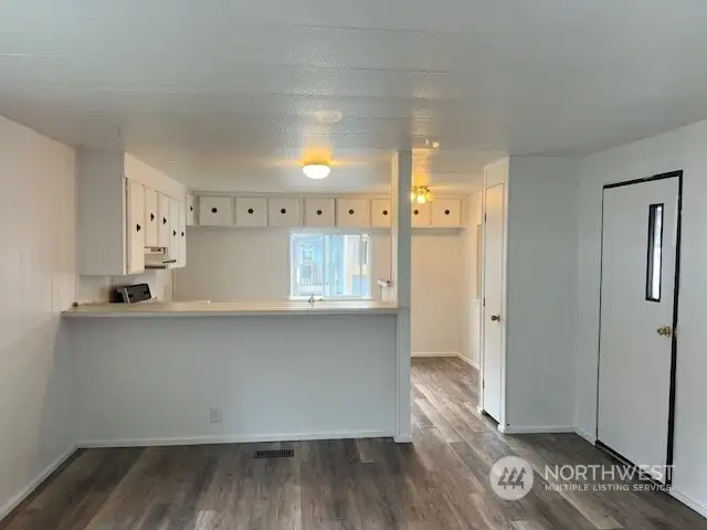 Looking into Kitchen from Living Area