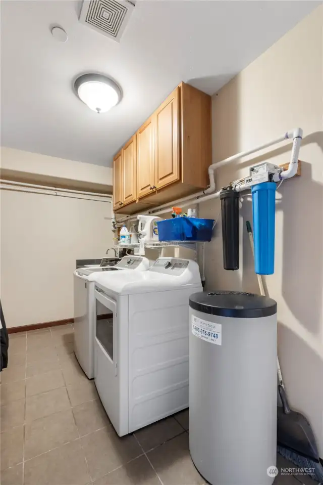 Large Laundry Room with Storage