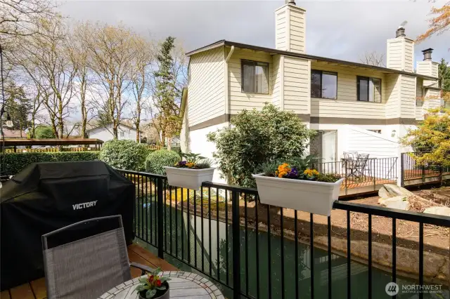 Enjoy grilling on your back deck and the fun of living on your own lagoon!