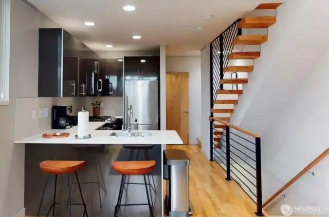 Upper kitchen