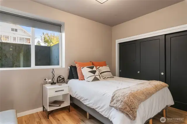 Third bedroom on the lower level.