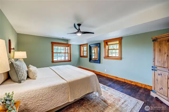 Lower level Guest bedroom.