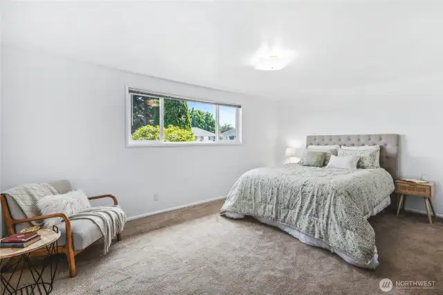 Large primary bedroom