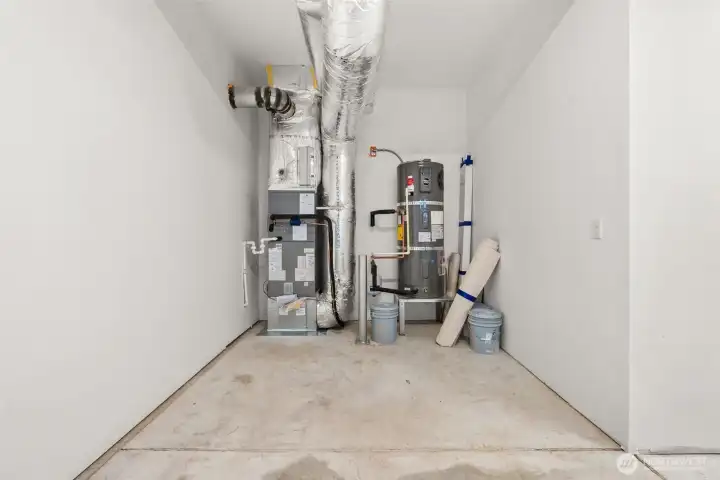 Electric hybrid water heater and High efficiency Carrier electric forced-air furnace