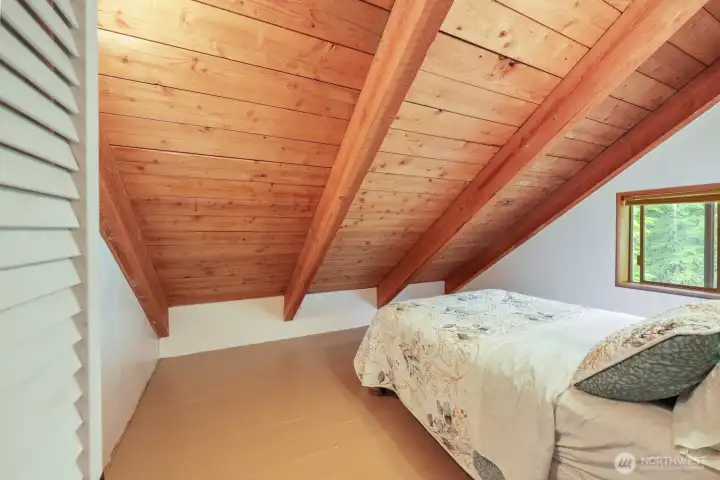 1st Full bedroom upstairs, closet is to the left