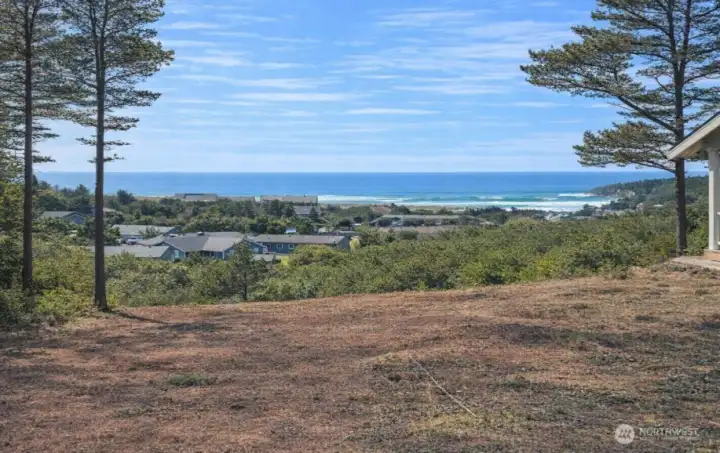 AI Envisioned view with tree removal for illustration purposes only.  Imagine the possibilities