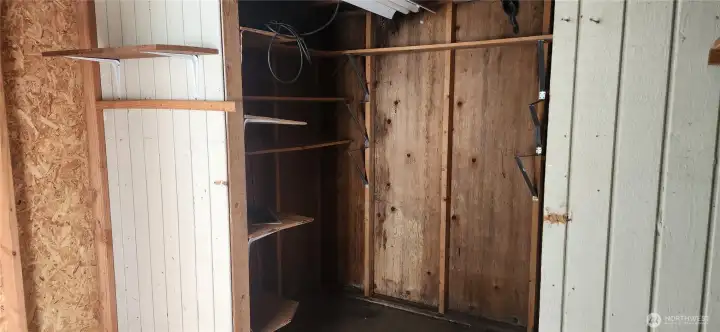 Tons of storage too! This is one of 2 sheds with power. Tons of storage too! This is one of 2 sheds with power.