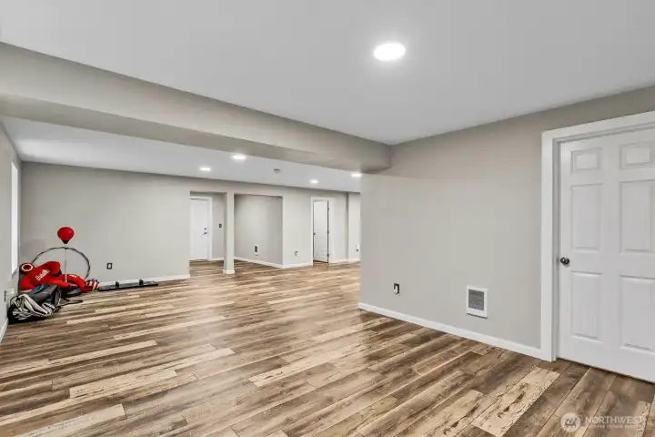 Just one small part of the finished downstairs.