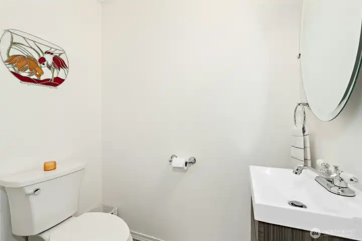 Powder Room #1 off dining room.