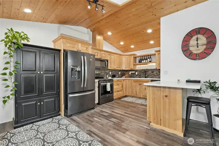 Second kitchen in main living area (or rear unit).