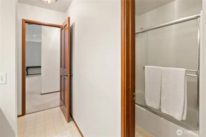 Guest Bathroom separate shower area