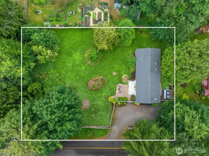 .52 acres. .52 acres.