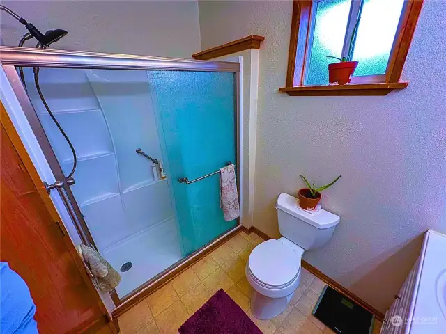 Walk-in Shower in the primary