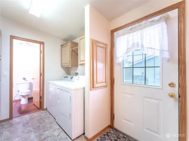 Laundry with Ample Storage