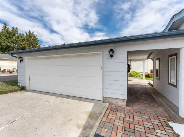 oversized double garage